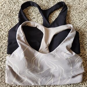 Old Navy Black and Gray Sports Bras